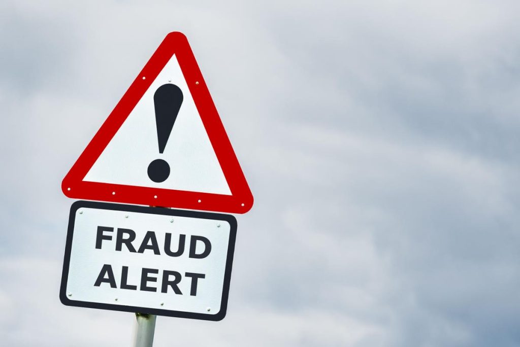 Red flags indicating fraud